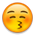 Emoji 1f61a