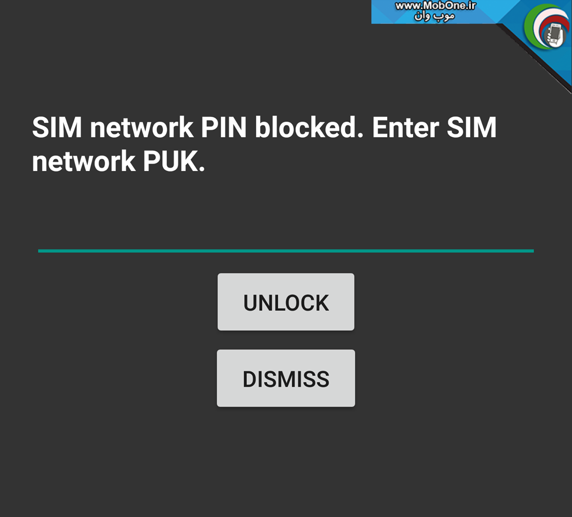 Sim Network PIN Blocked Enter Sim Network PUK_