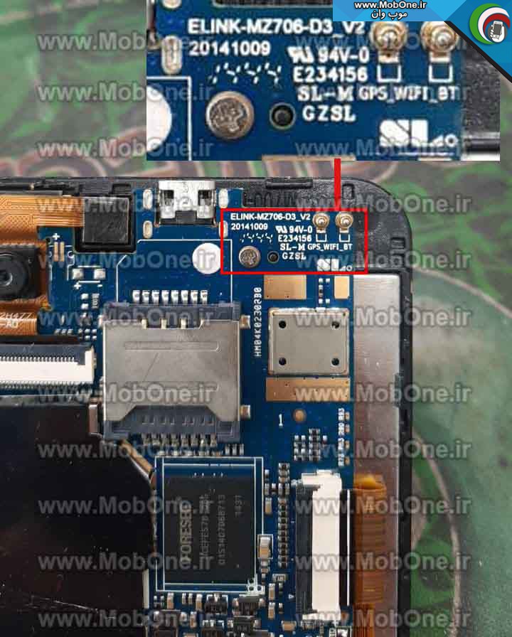 فایل فلش تبلت چینی ELINK-MZ706-D3_V2 پردازنده MT6582